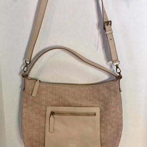 Fossil Tan Leather Hand Bag Shoulder Bag with Strap